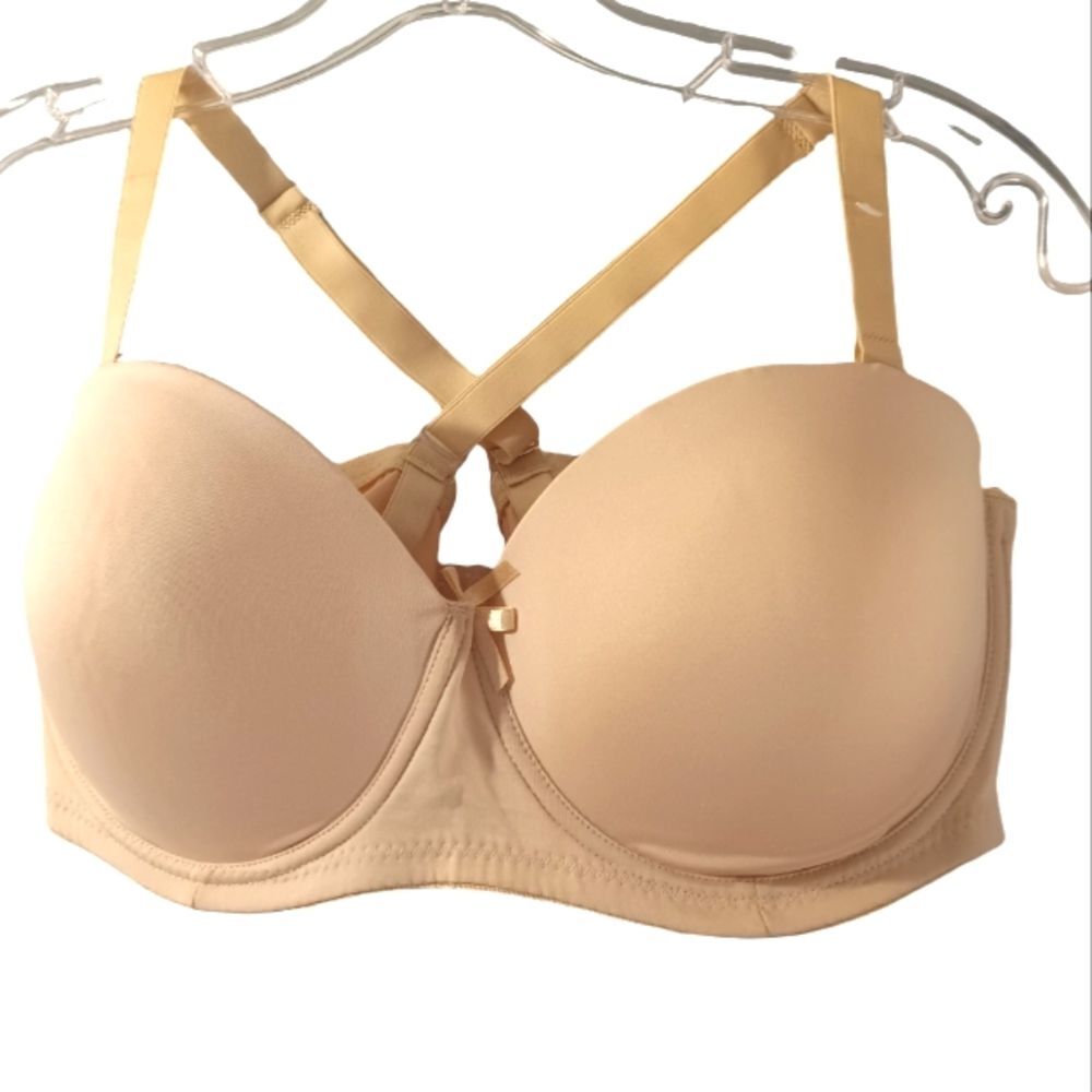 Body Glamour 42C Beige Convertible Bra